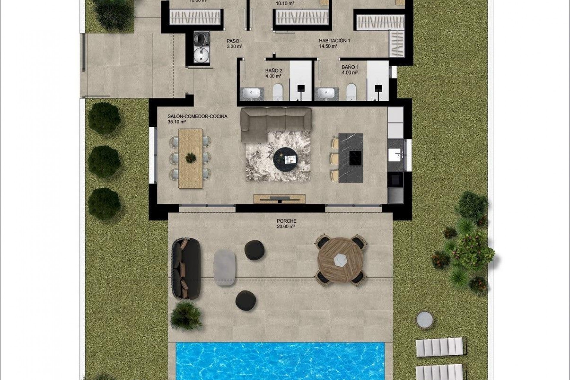 Nowy budynek - Villa - Hondón de las Nieves - Urbaniz La Montañosa