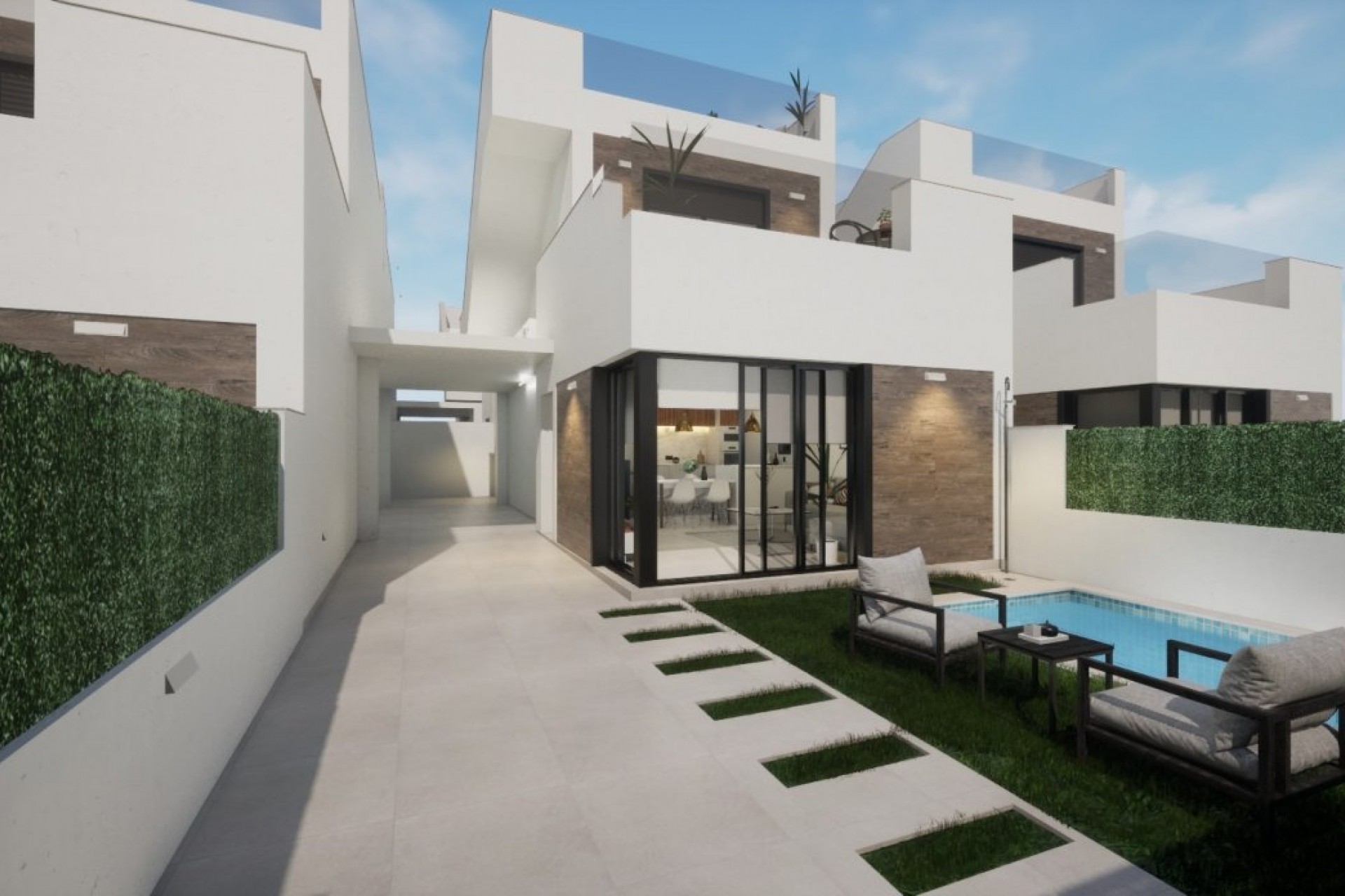Nowy budynek - Villa - Los Alczares - Playa La Concha
