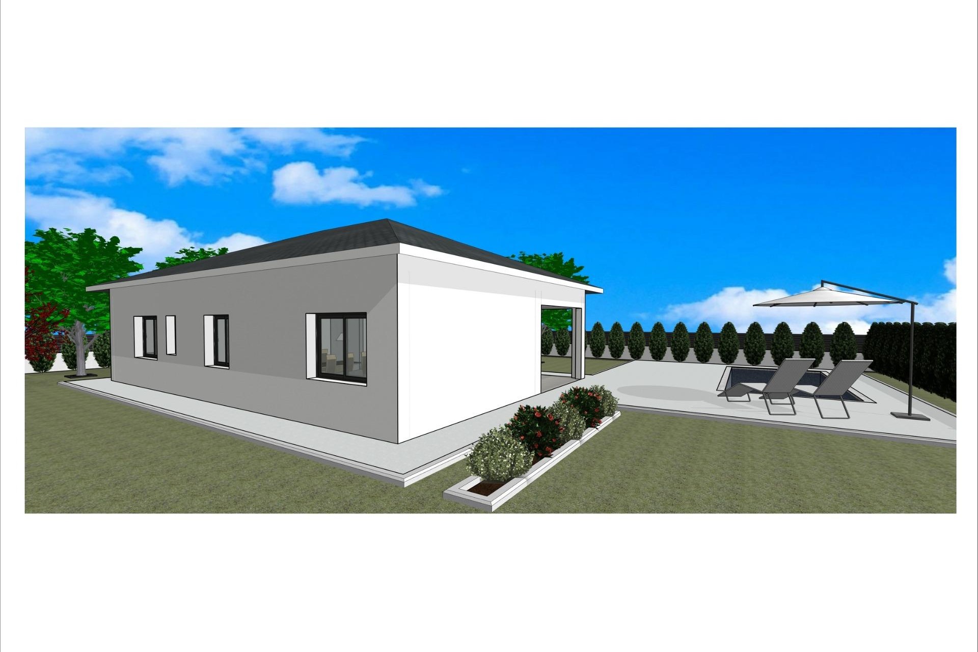 Nowy budynek - Villa - Pinoso - Lel