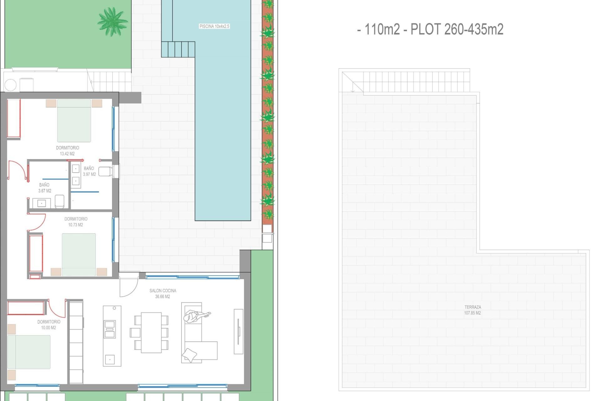 Nowy budynek - Villa - San Javier - Parque del doce