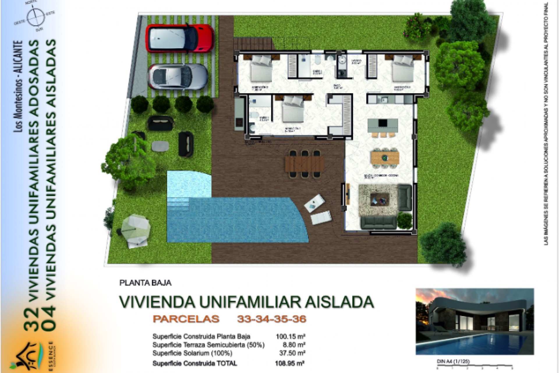 Nowy budynek - Villas - Los Montesinos - 03187
