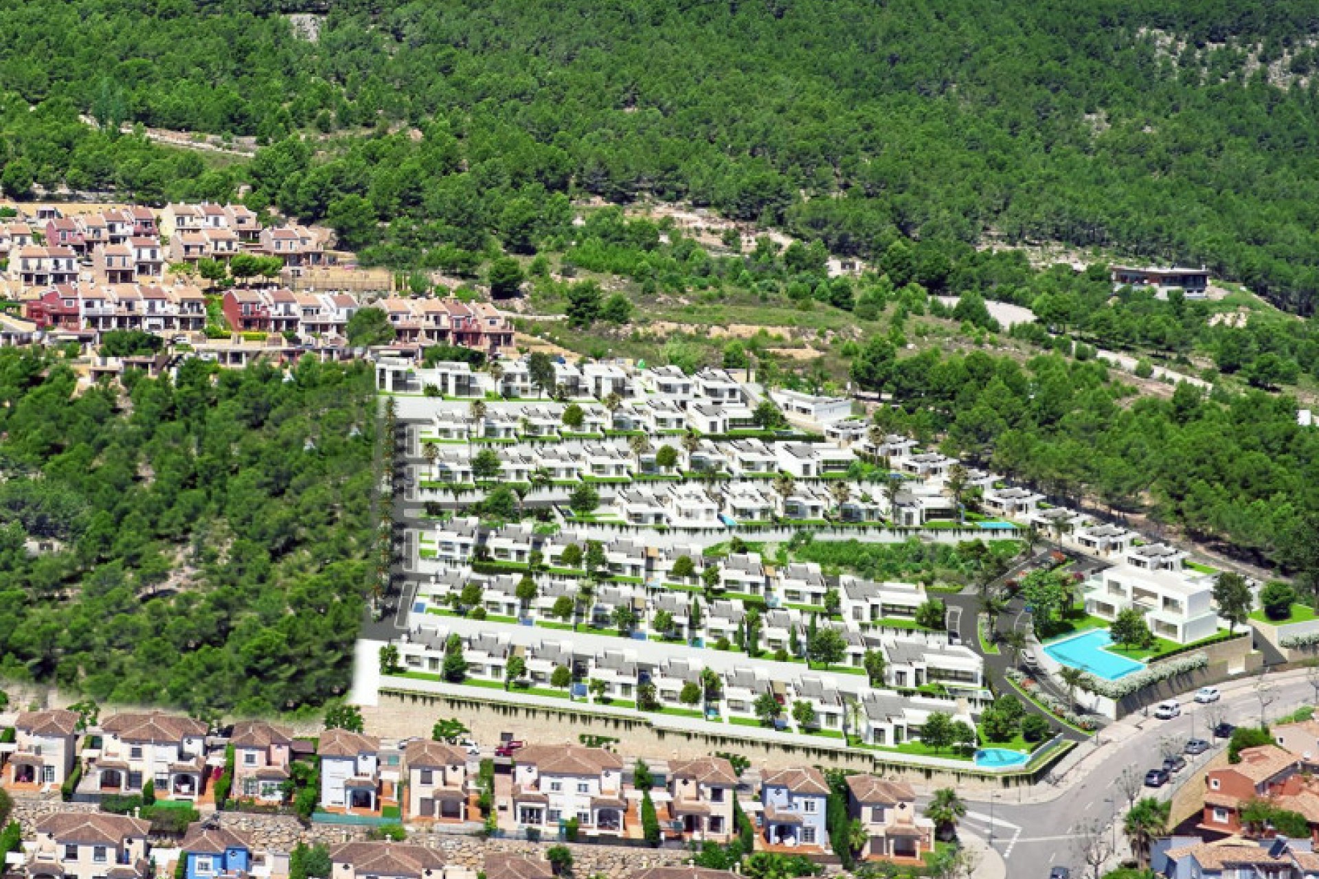 Nowy budynek - Villas - Polop - Calle Mariola, 18