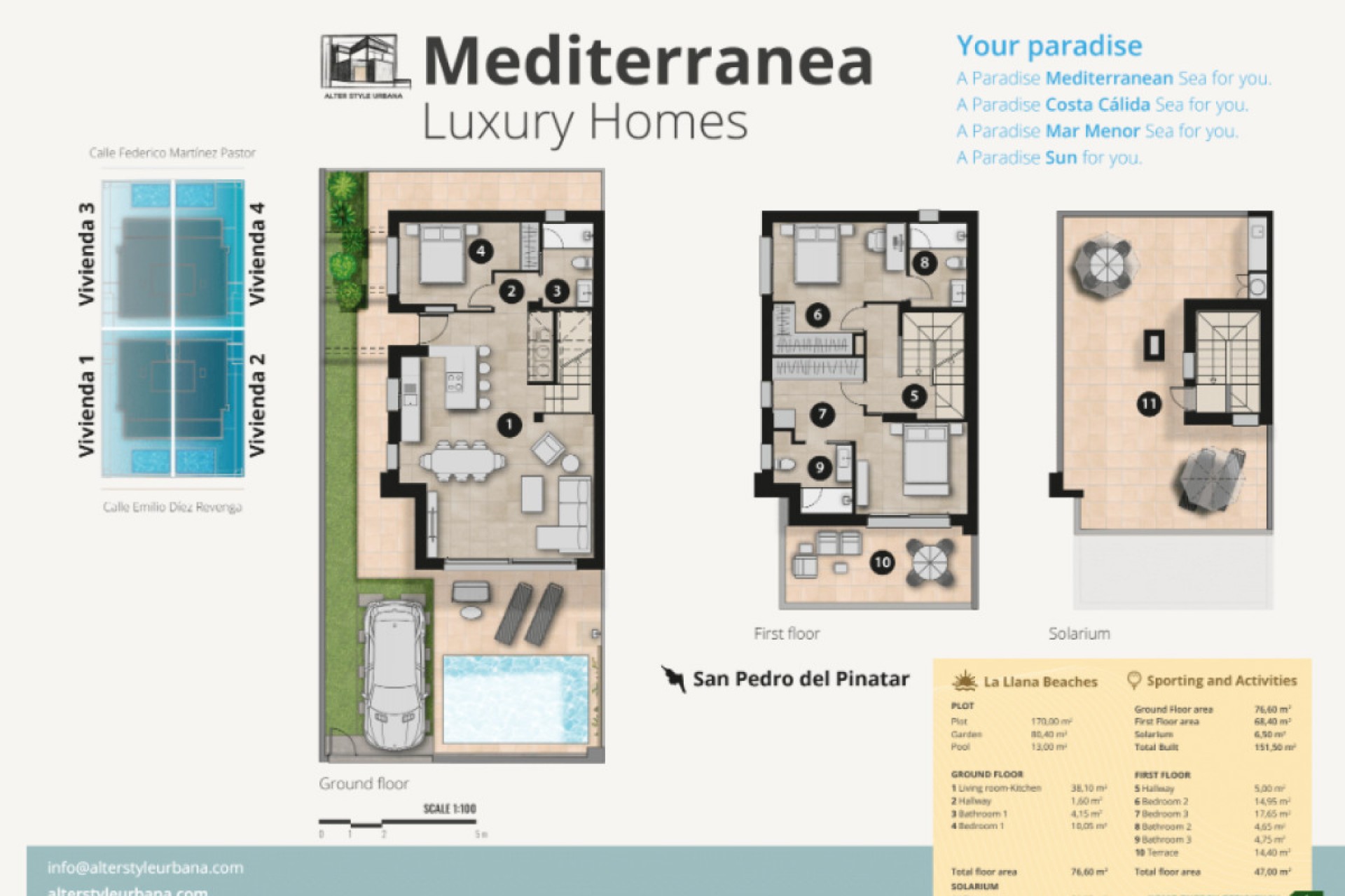 Nowy budynek - Villas - San Pedro del Pinatar - 30740