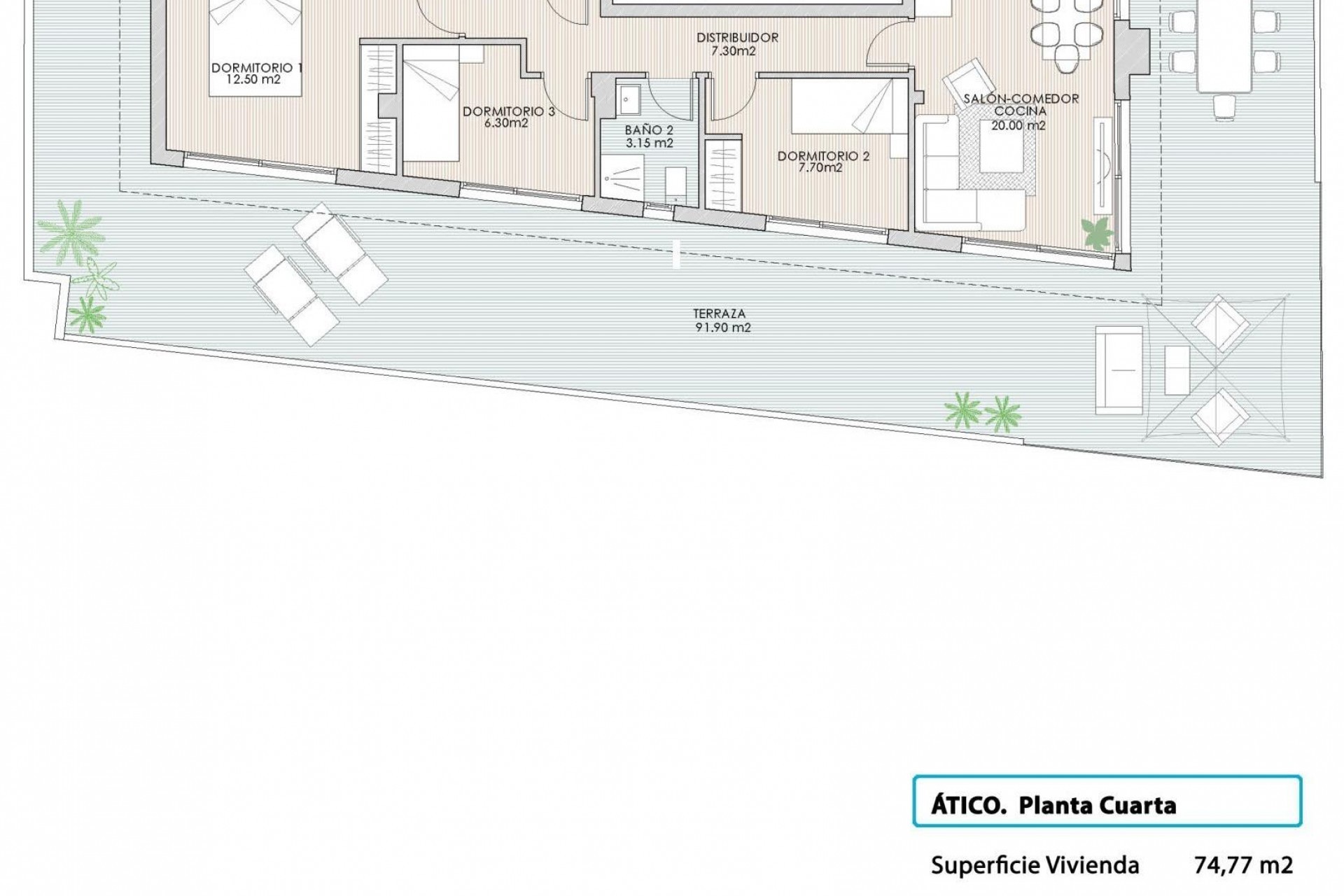 Obra nueva - Ático - Torrevieja - Playa del Cura