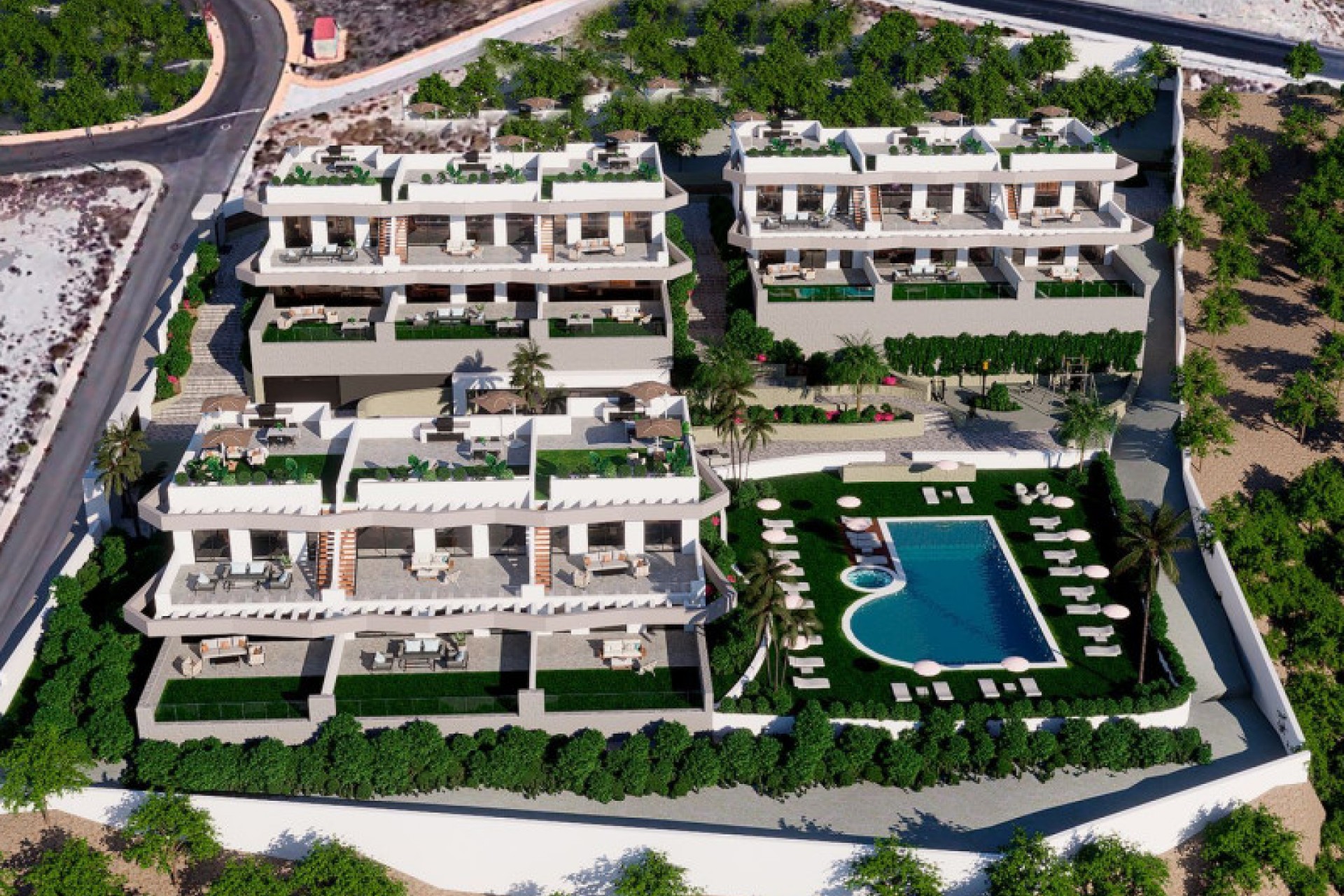 Obra nueva - Bungalows - Finestrat - Avenida Granada, 62