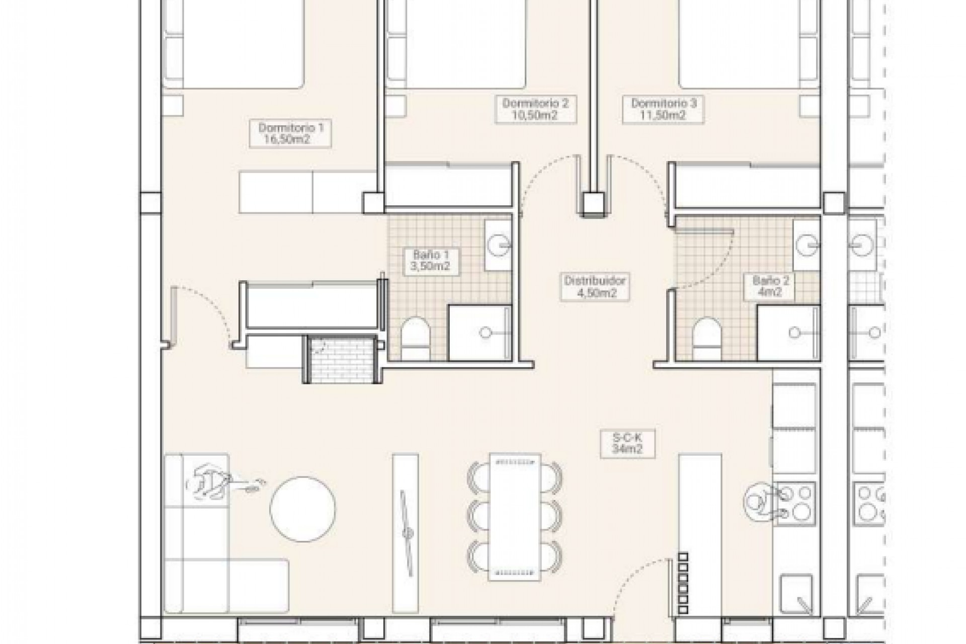 Obra nueva - Bungalows - Hondón de las Nieves - 03688