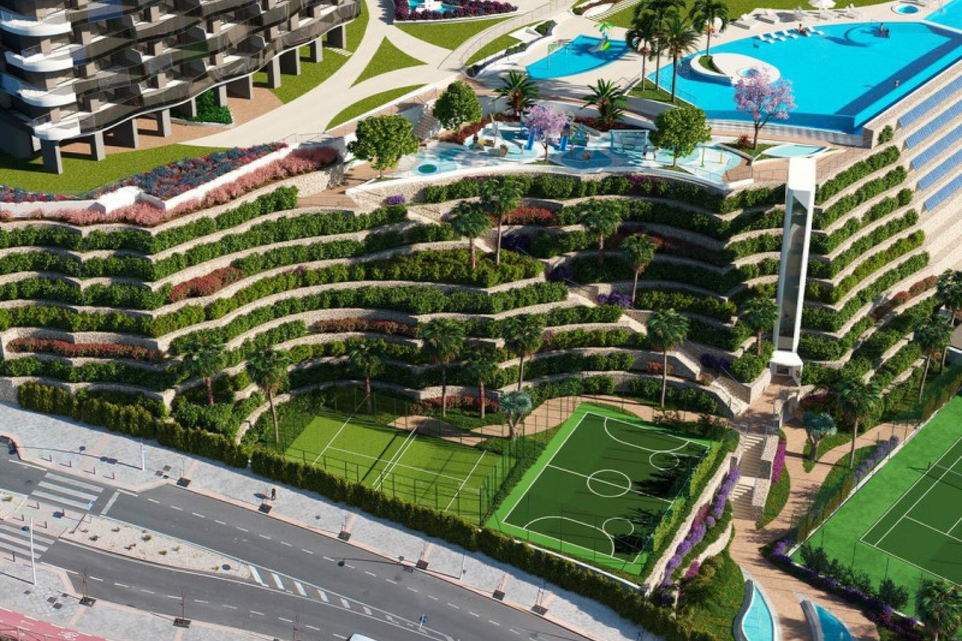 Obra nueva - Flats - Benidorm - Calle Brasil, 1