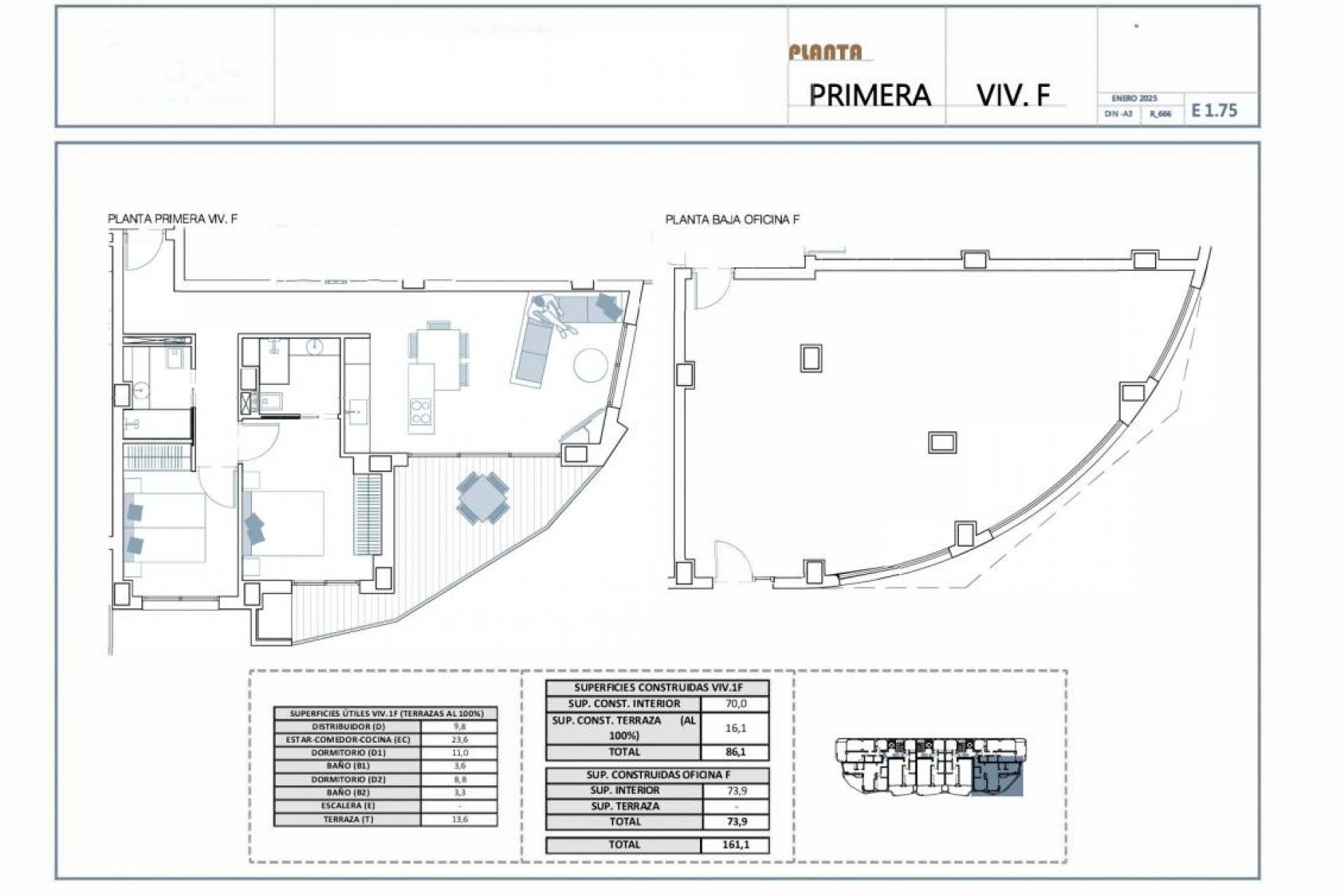 Obra nueva - Flats - La Villajoyosa / Vila Joiosa - 03570, Ciudad de Requena, 1