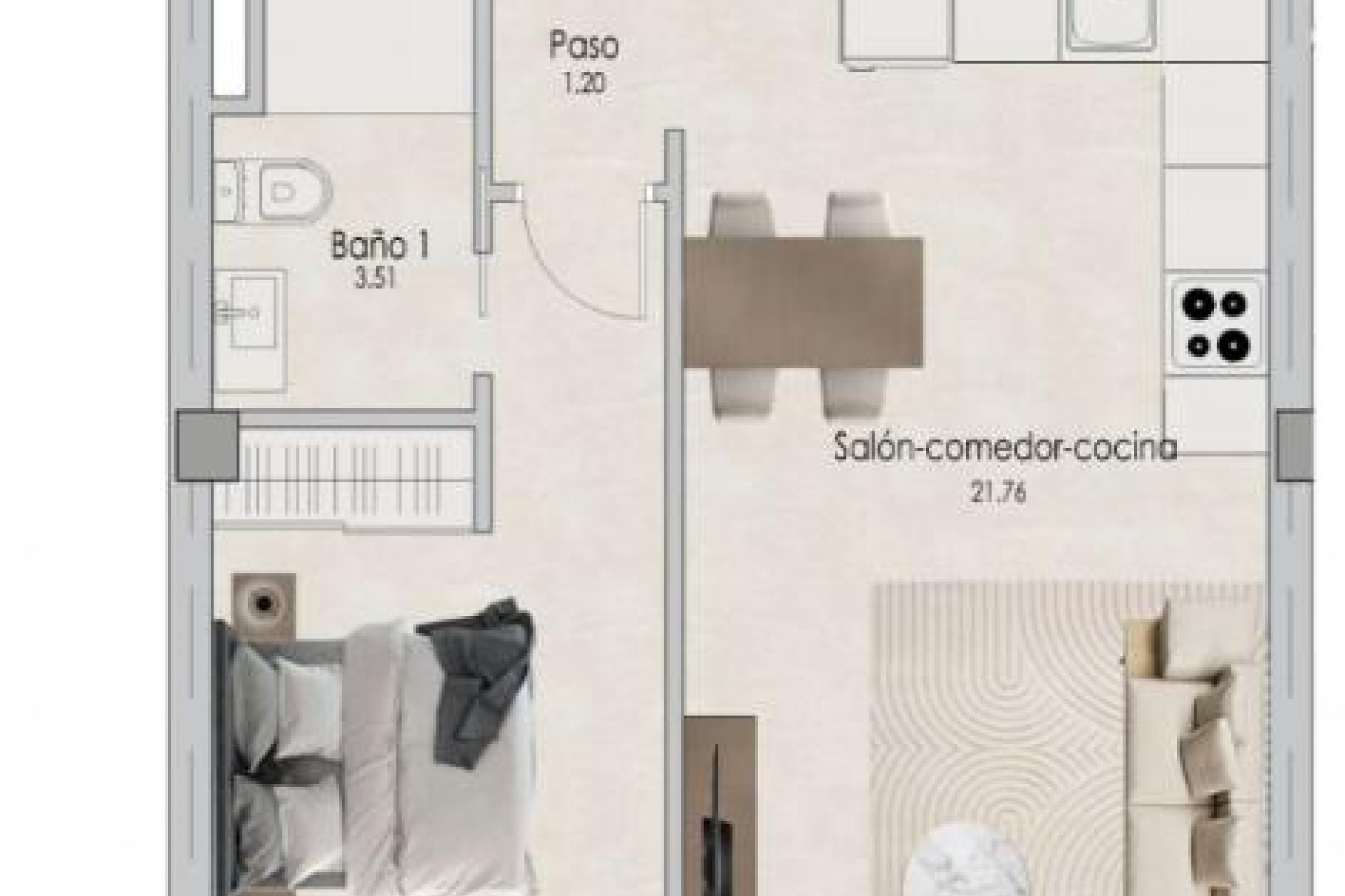 Obra nueva - Flats - Santa Pola - 03130, Calle Elda, 228