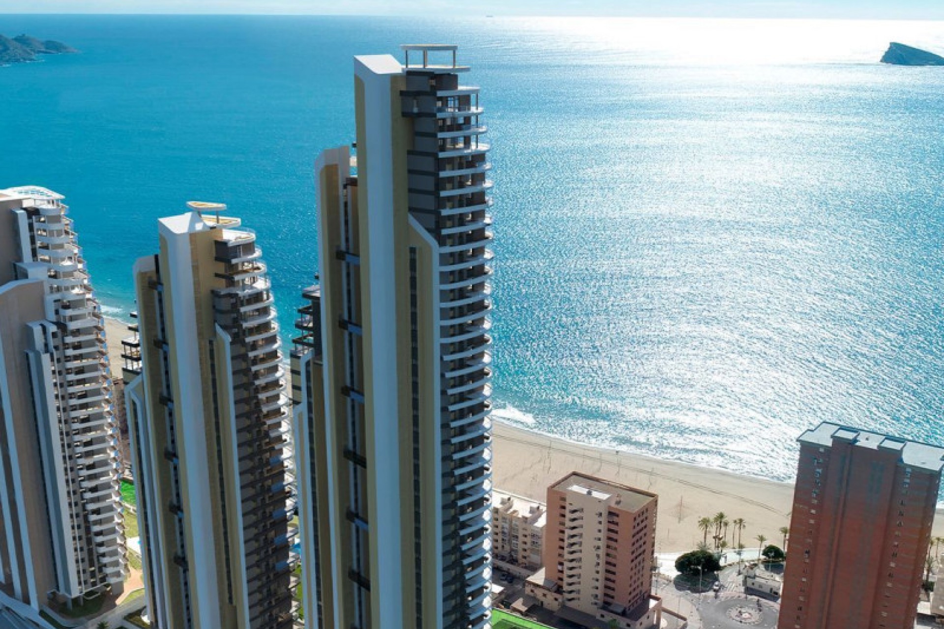 Obra nueva - Penthouses - Benidorm - Calle Brasil, 1