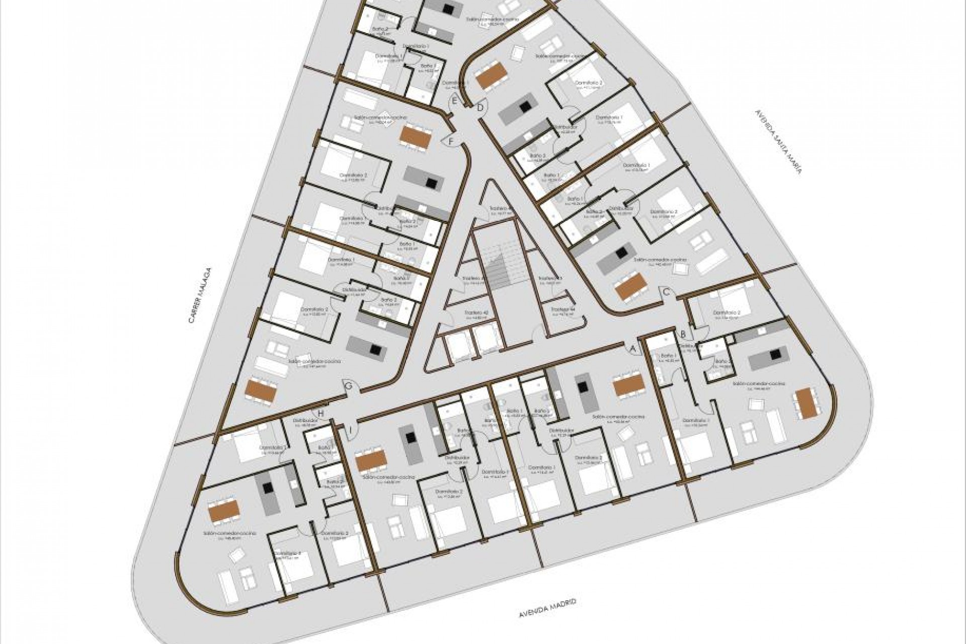 Obra nueva - Penthouses - Calpe - Avenida de Madrid, 1