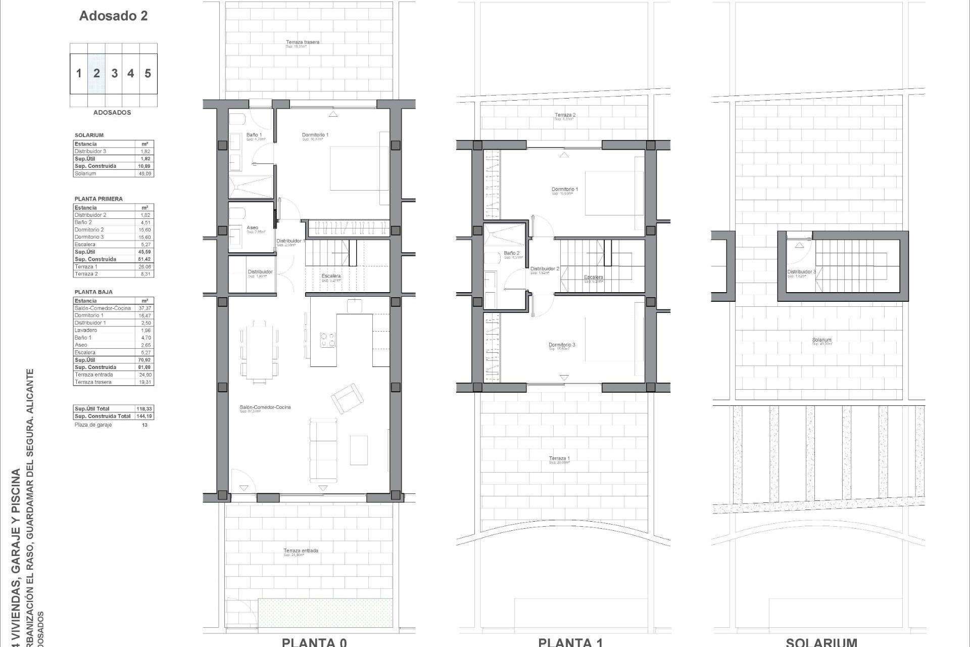 Obra nueva - Town House - Guardamar del Segura - El Raso