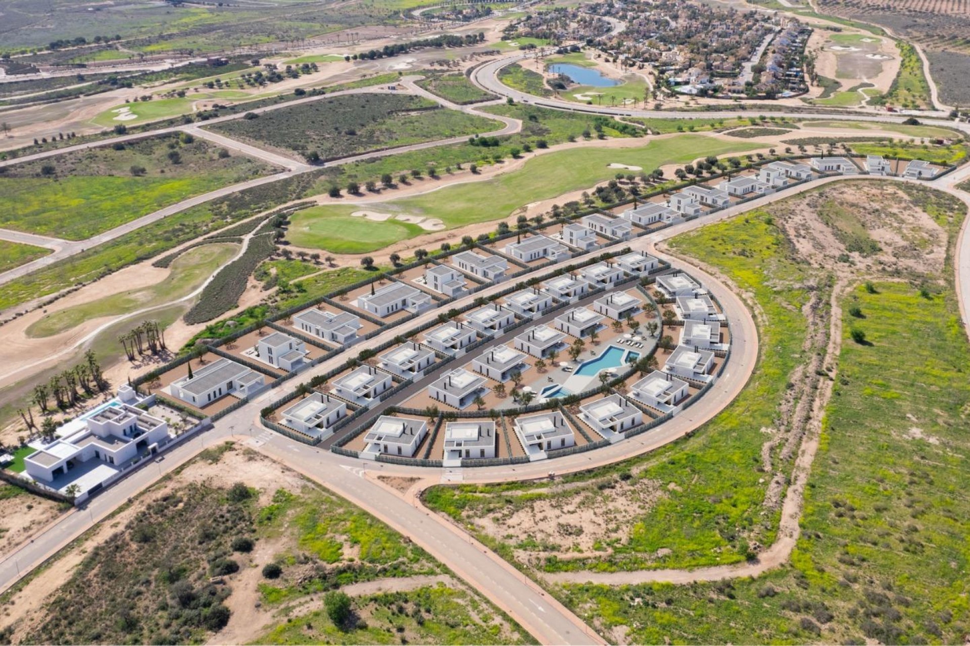 Obra nueva - Villa - Fuente Álamo - Hacienda del Alamo