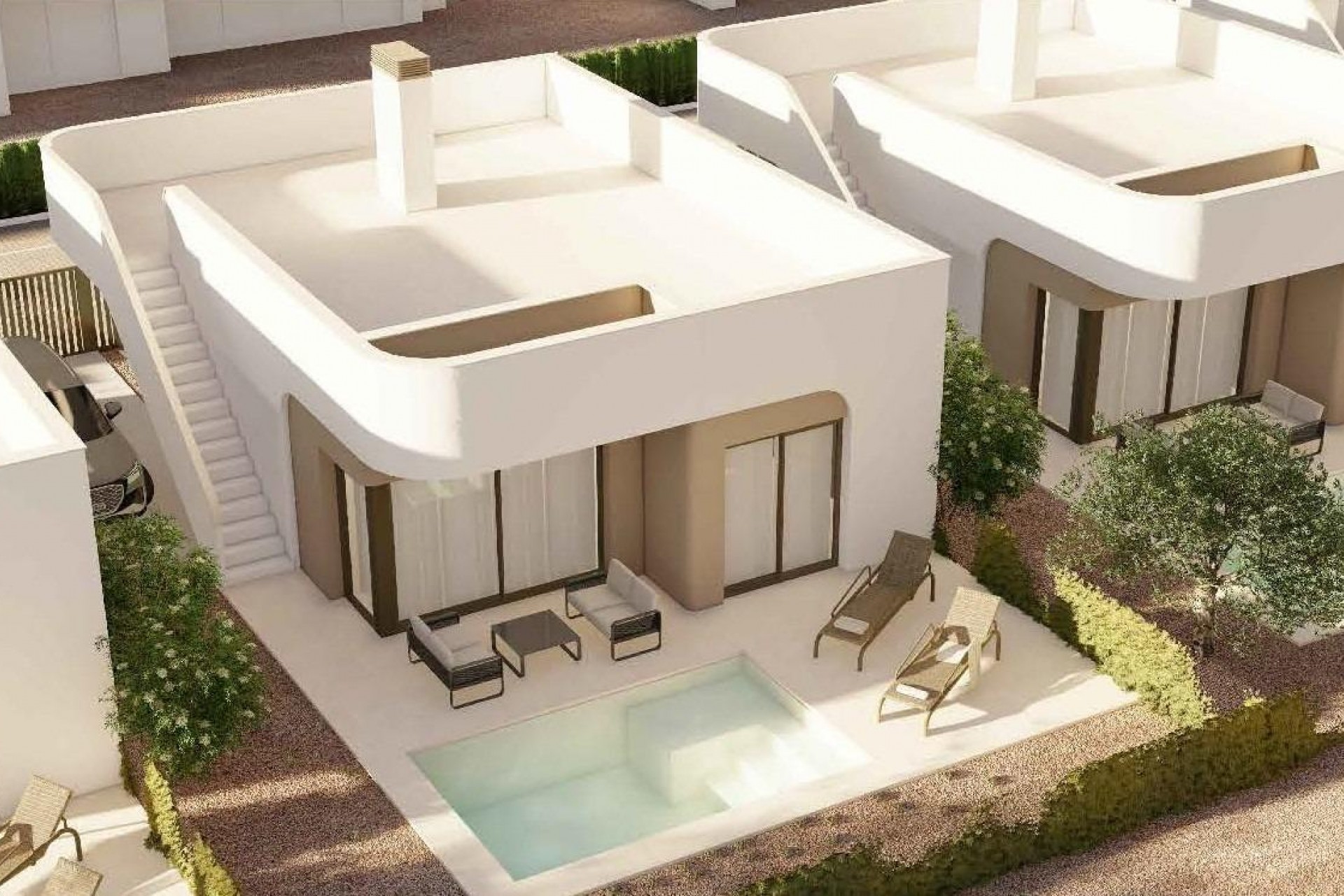 Obra nueva - Villa - Fuente Álamo - Hacienda del Alamo