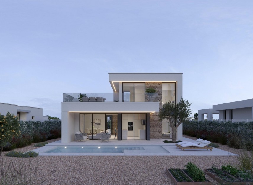 Obra nueva - Villa - Fuente Álamo - Hacienda del Alamo