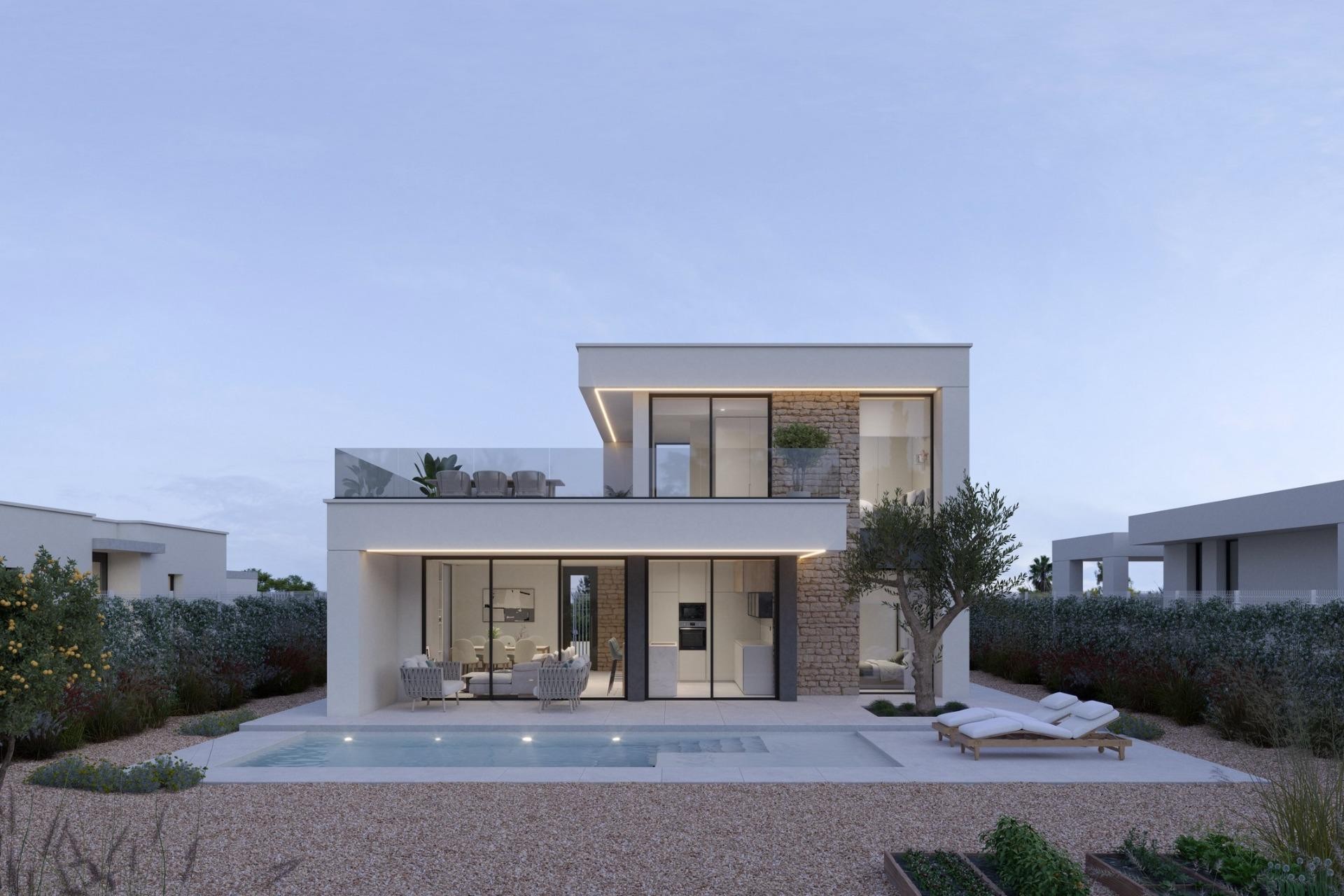 Obra nueva - Villa - Fuente Álamo - Hacienda del Alamo