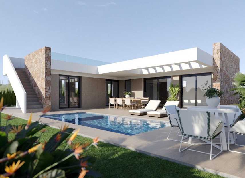 Obra nueva - Villa - Fuente Álamo - Hacienda del Alamo