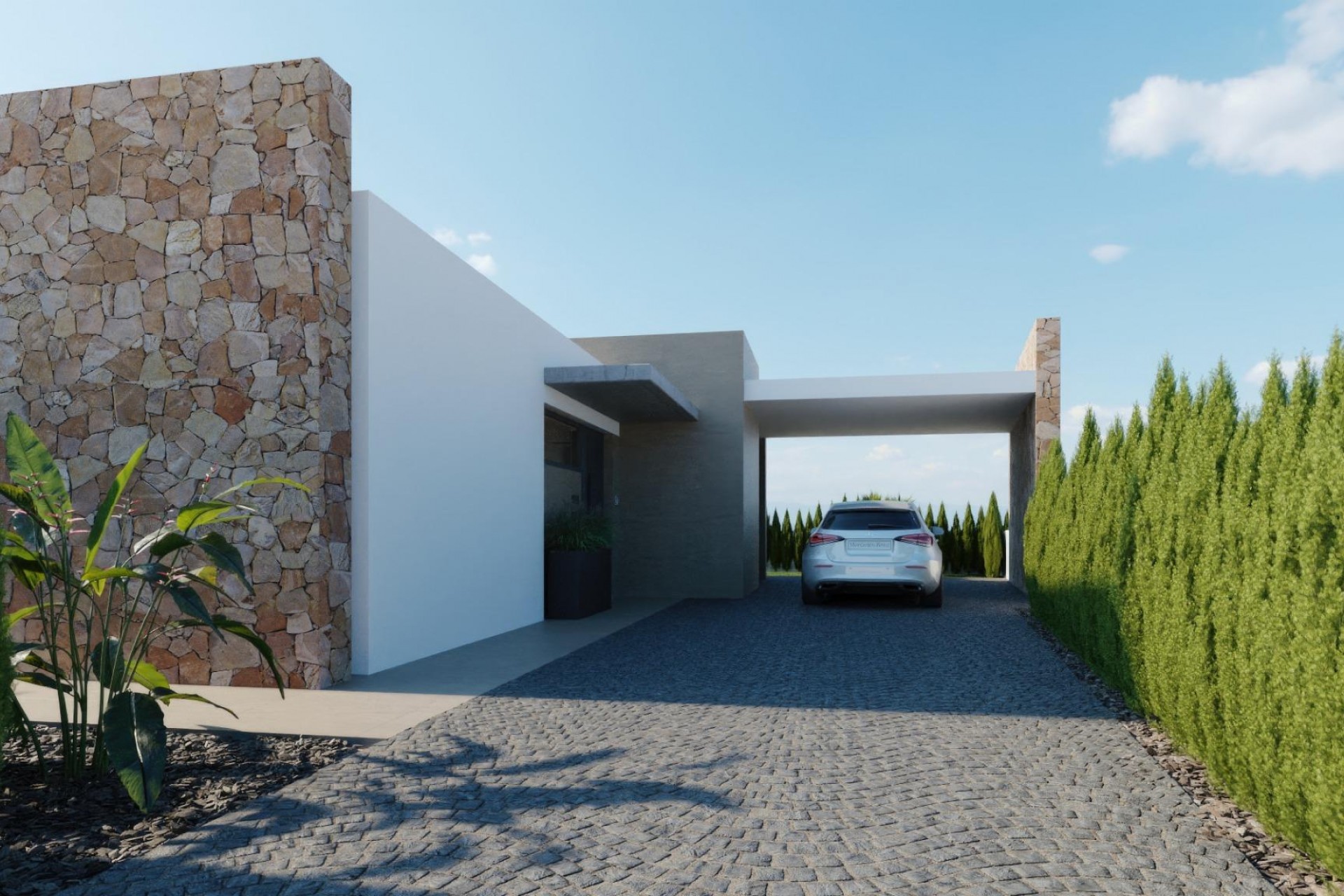 Obra nueva - Villa - Fuente Álamo - Hacienda del Alamo