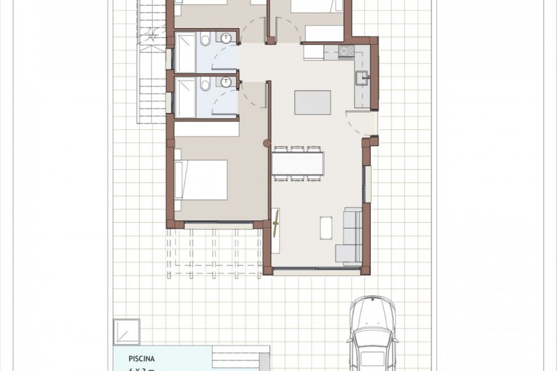 Obra nueva - Villa - Vera - Vera Playa