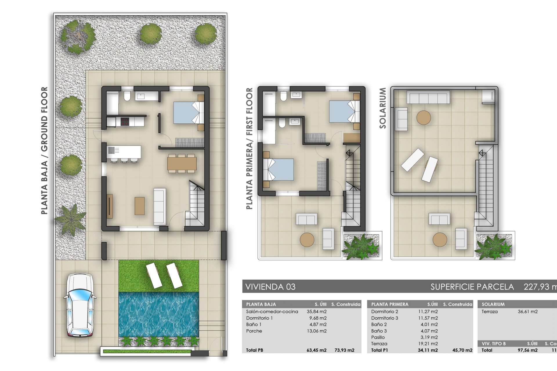 Obra nueva - Villas - Pilar de la Horadada - 03190