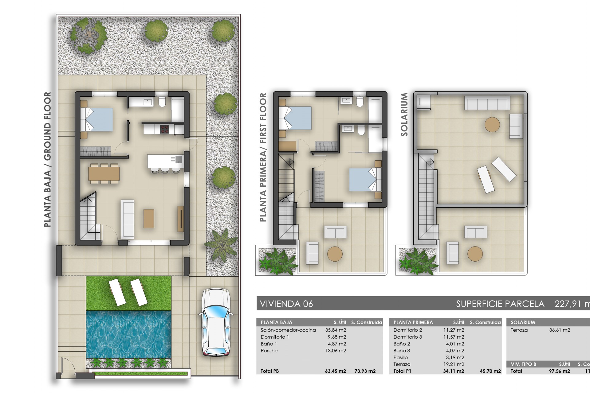 Obra nueva - Villas - Pilar de la Horadada - 03190