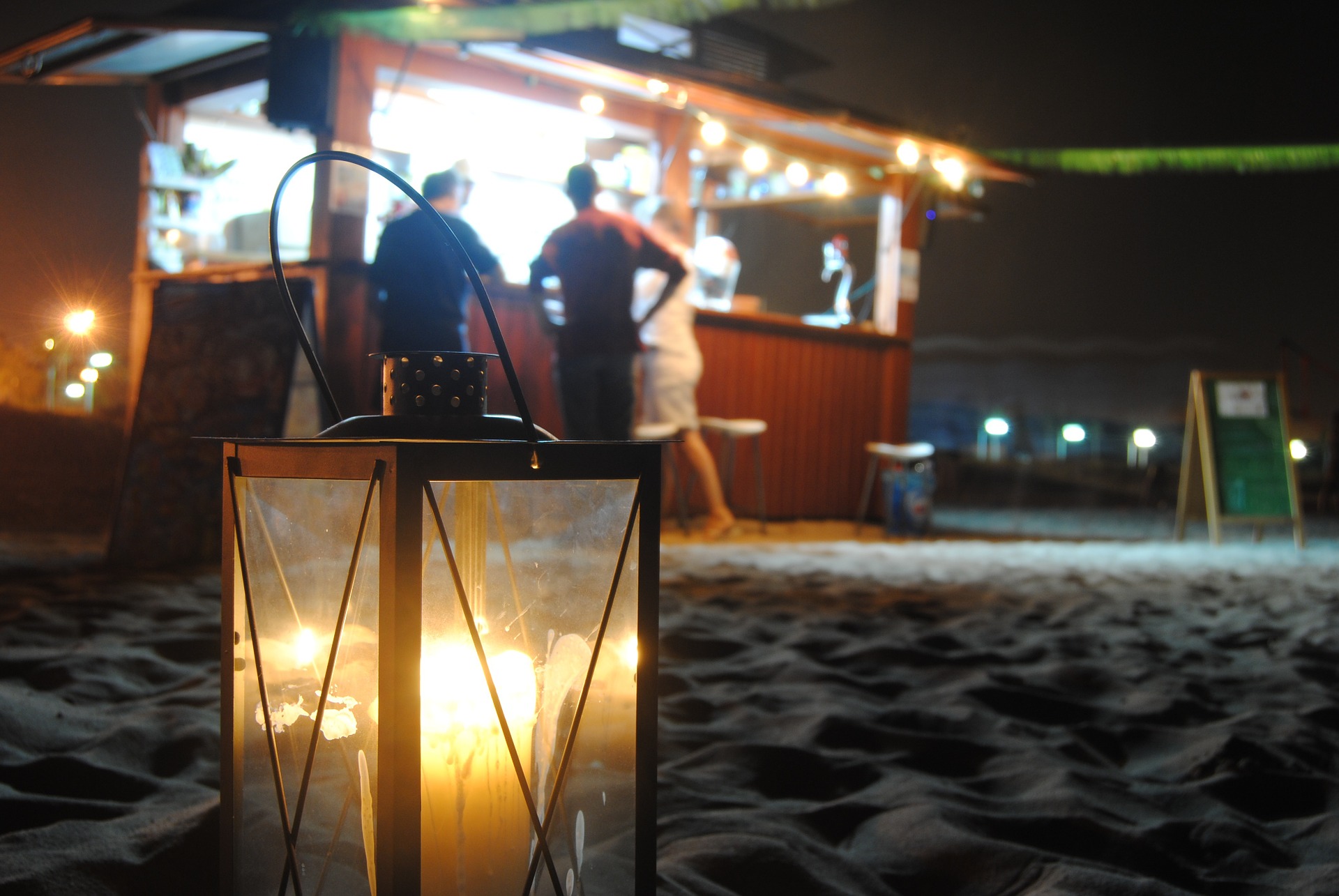 bar sur une plage en Espagne